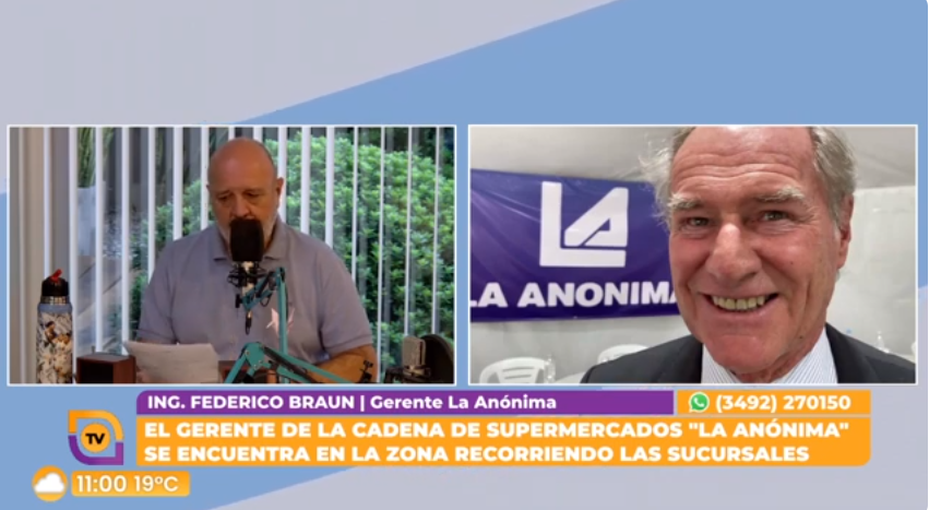 Ing Federico Braun – Titular de La Anónima. Sobre Panorama Nacional del Sector