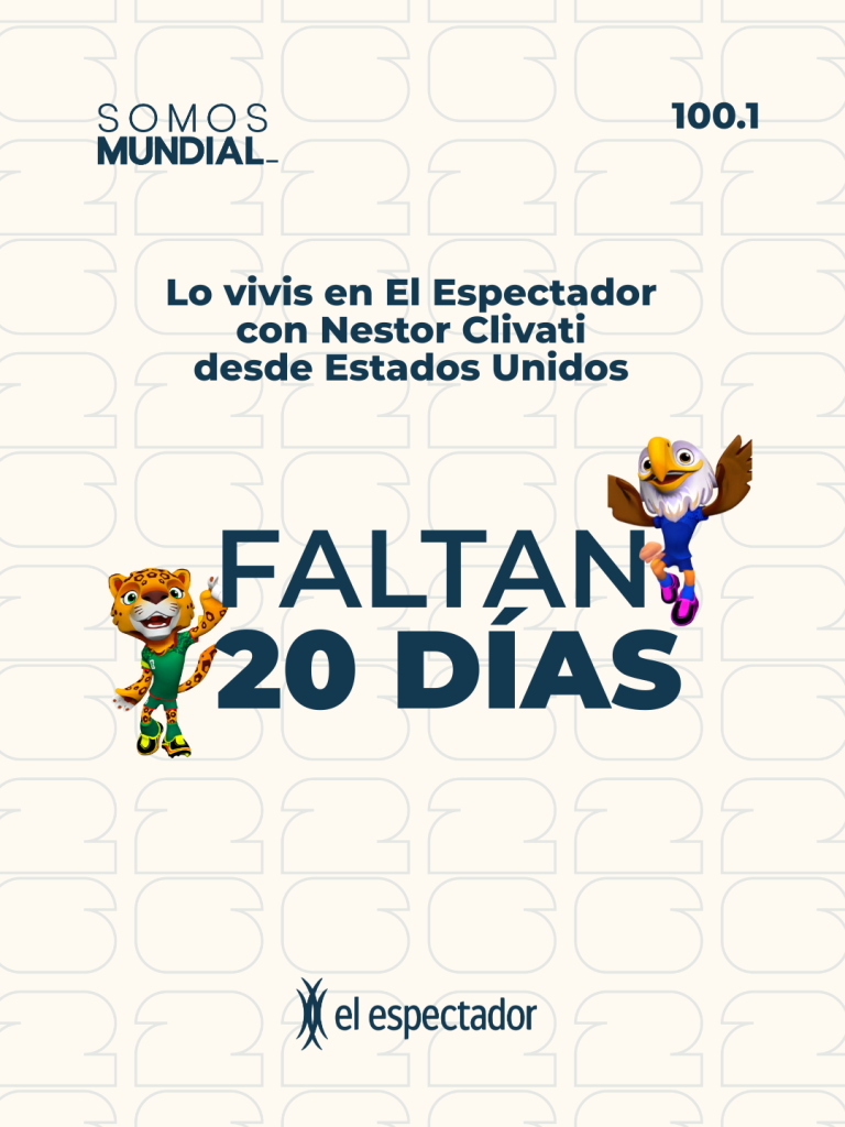 Faltan 20 días para el Mundial